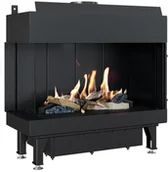 Kominki elektryczne - Kratki LEO 70 lewy na mieszaninę gazów propan butan LEO/L/70/G30/50MBAR - miniaturka - grafika 1