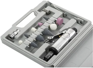 ATS Szlifierka Wiertarka Pneumatyczna Szybkoobrotowa Ats + Zestaw Ściernic (5902730108597) - Szlifierki i polerki pneumatyczne - miniaturka - grafika 2