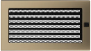 Parkanex kominkowa złoto galwaniczne żaluzja 17x30 - Kratki wentylacyjne - miniaturka - grafika 2