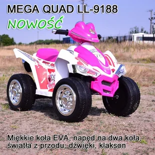 Import SUPER-TOYS NAJNOWSZY OLBRZYMI QUAD SPORT STRONG 2/ LL9188 LL-9188-CZARNY - Pojazdy elektryczne dla dzieci - miniaturka - grafika 3