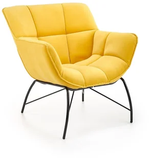 Halmar BELTON fotel wypoczynkowy żółty V-CH-BELTON-FOT-ŻÓŁTY - Fotele - miniaturka - grafika 2