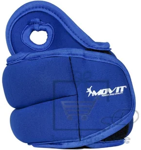 Movit Ciężarki na ręce 2 x 2 kg neopren niebieski - Pozostały sprzęt siłowy - miniaturka - grafika 4