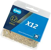 Łańcuchy rowerowe - KMC X12 Ti-N Łańcuch rowerowy 12-rzędowe, gold 126 ogniwa 2020 Łańcuchy 240566 - miniaturka - grafika 1