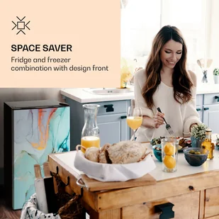 Lodówka Klarstein CoolArt HEA20-Pastel-90 - Lodówki - miniaturka - grafika 2