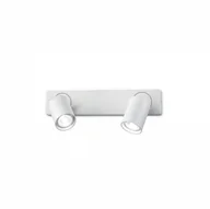 Lampy ścienne - Ideal Lux Kinkiet Rudy 229041 nowoczesna oprawa w kolorze białym - miniaturka - grafika 1