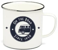 Kubki - VW Collection by BRISA emaliowany kubek do kawy z motywem Volkswagen Bulli T1. BUTA11 - miniaturka - grafika 1