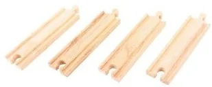 Bigjigs Toys Medium Straights - elementy do kolejki BJT101 - Pociągi dla dzieci - miniaturka - grafika 3