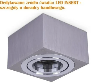 Kobi Oprawa do nabudowania OH37S CHROM KPOH37SCH - Oprawy, klosze i abażury - miniaturka - grafika 2