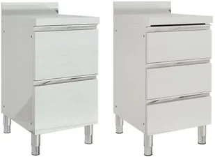 shumee shumee Szafki gastronomiczne 2 szt. stal nierdzewna - Szafki kuchenne - miniaturka - grafika 4