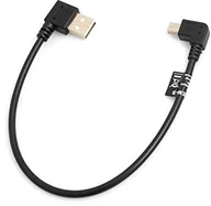 Kable USB - System-S Mini kąt kątowy 90 ° po lewej stronie na wtyk USB typ A (Male) 90 ° rechtsgewinkelt kabel USB kabel do transmisji danych kabel do ładowania 26 cm 53525980 - miniaturka - grafika 1