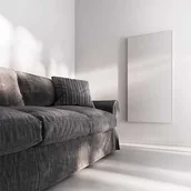 Ogrzewanie przenośne - heatness Infrarotheizung Ogrzewanie na podczerwień Infra power panel grzewczy Infra-vcir-płyta grzejna z ramą do montażu na ścianie lub na suficie białe aluminium 800 W 60 x 120 x 2,5 cm - miniaturka - grafika 1