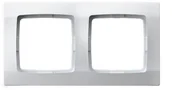 Klawisze i ramki - Ospel Karo biały ramka R-2S/00 R-2S/00 - miniaturka - grafika 1