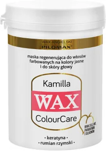 Pilomax SP. Z O.O. WAX Kamilla ColourCare maska regenerująca włosy natur - Maski do włosów - miniaturka - grafika 4