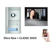 Wideodomofony - Bticino Zestaw wideodomofonowy jednorodzinny czarny SFERA New z kamerą DZIEŃ-NOC 365811B 365811B - miniaturka - grafika 1