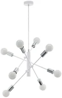 Lampy sufitowe - Eglo 98017 - Żyrandol na lince GRADOLI 8xE27/60W/230V biały - miniaturka - grafika 1
