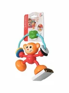 Grzechotki dla dzieci - Infantino 216267 Małpka z przyssawką Pulio - miniaturka - grafika 1