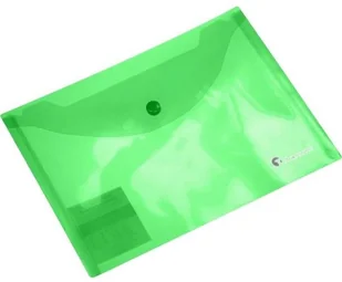 Titanum Teczka kopertowa A5 zielona transparentna - Szkolne artykuły papiernicze - miniaturka - grafika 2