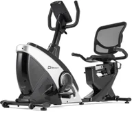Rowery treningowe - Hop-Sport Rower leżący HS-070L Helix srebrny + mata 51300 - miniaturka - grafika 1