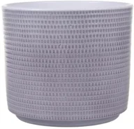 Donice - Cermax Osłonka doniczki Calla cylinder 14 cm szary lazur 99114/150 - miniaturka - grafika 1
