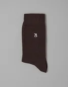 Skarpetki męskie - Borgio skarpety stretch cotton bordo - miniaturka - grafika 1