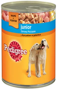 Pedigree Junior Kurczak Puszka 400G - Mokra karma dla psów - miniaturka - grafika 4