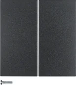 Systemy inteligentnych domów - Hager Hager KNX RF B.Kwadrat/B.3/B.7 antracyt przycisk 2-krotny quicklink B_85146185 - miniaturka - grafika 1