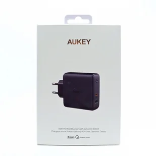 Aukey Ultraszybka ładowarka sieciowa 2xUSB Power Delivery 1xUSB A+1xUSB C 60W 5.4A PA-D3 - Ładowarki do telefonów - miniaturka - grafika 6