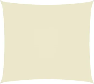 vidaXL Żagiel ogrodowy, tkanina Oxford, prostokątny, 4x5 m, kremowy vidaXL - Parasole ogrodowe - miniaturka - grafika 2
