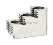 Uchwyty tokarskie - Bison S.a S.a SZCZĘKI GÓRNE TWARDE KPL SGT 2605-160-45K BIAL - miniaturka - grafika 1