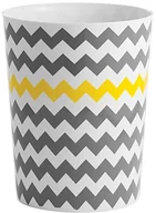 Kosze na śmieci - InterDesign Inter wzór 21396eu Chevron kosz na śmieci, kobieta/żółty 21396 - miniaturka - grafika 1