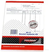 Druki akcydensowe - Stolgraf Druk Dowód wydania m-17 A5 - miniaturka - grafika 1