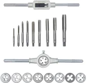 Gwintowniki - Zestaw gwintowników i narzynek 20 szt. PL104 - miniaturka - grafika 1