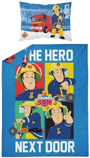 Detexpol Pościel do łóżeczka 100x135 Strażak Sam sam055 - Pościel - miniaturka - grafika 2