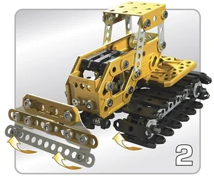 Spin Master SPIN MECCANO 80 KOPARKA FR GML 91806 MEC91806 - Klocki - miniaturka - grafika 5