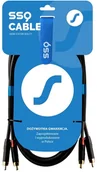 Kable - SSQ SSQ RCARCA2 - kabel 2xRCA- 2xRCA 2 metrowy - miniaturka - grafika 1