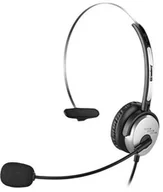 Słuchawki - Sandberg USB Mono Headset Saver czarno-srebrne  (326-14) - miniaturka - grafika 1