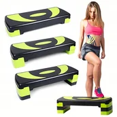 Steppery i stepy - Stepper Step Do Aerobiku Ćwiczeń Fitness 3 Stopnie - miniaturka - grafika 1