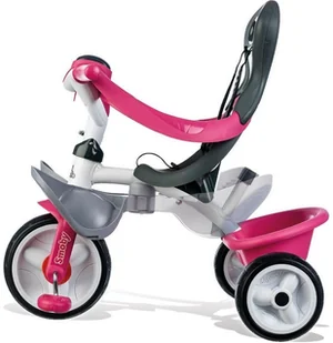 SMOBY SMOBY Rowerek Baby Balade Różowy - Rowerki trójkołowe - miniaturka - grafika 3