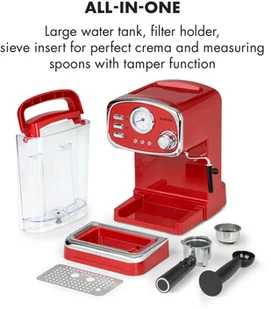 Ekspres do kawy Klarstein TK3G-Espressionata-R - Ekspresy do kawy - miniaturka - grafika 8