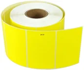 Etykiety samoprzylepne i bloki etykiet - GVC Tax Etykiety termiczne zółte 100x50 1000 sztuk naklejki ZEBRA Kup 12 szt i więcej 10% rabatu - miniaturka - grafika 1