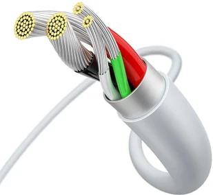 Baseus Wytrzymały kabel Superior USB do micro USB 2A 1m Biały CAMYS-02 - Kable Baseus Wytrzymały kabel Superior USB do micro USB 2A 1m Biały CAMYS-02 - Kable - miniaturka - grafika 7
