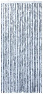 vidaXL Zasłona przeciwko owadom, srebrna, 100x220 cm, szenil vidaXL - Akcesoria do okien - miniaturka - grafika 10