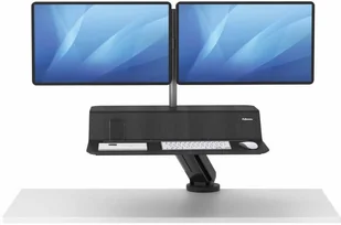 Fellowes Stanowisko do pracy Sit-Stand Lotus RT czarne na 2 monitory 8081601 - Artykuły biurowe - miniaturka - grafika 3