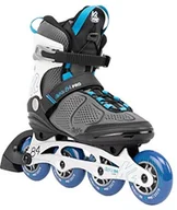 Rolki - K2 Skate Alexis 84 PRO damskie łyżworolki szare niebieskie 30G0517 30G0517 - miniaturka - grafika 1
