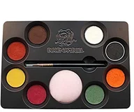 Charakteryzacja - Eulenspiegel Profi-Schminkfarben GmbH Eulenspiegel zestaw do malowania twarzy dzieci, 8 kolorowych farb 4028362208038 - miniaturka - grafika 1