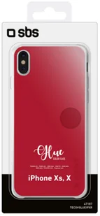 SBS SBS Etui SBS Glue Case do Apple iPhone X/XS Czerwony - Etui i futerały do telefonów - miniaturka - grafika 3