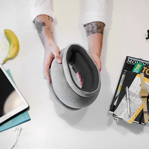 Ostrichpillow Poduszka do drzemki Ostrichpillow LIGHT - midnight grey OPLR02U - Akcesoria turystyczne - miniaturka - grafika 4