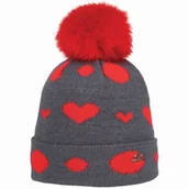 Czapki dla dzieci - Nordbron Czapka dziecięca Melva Beanie gray 53-55 - miniaturka - grafika 1