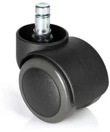 Meble modułowe i akcesoria - hjh OFFICE 619030 Rolo Free 10/50 MM krzesło krzesło biurowe, metalowym rysika, tworzywo sztuczne, poliuretan, czarne (opakowanie  szt.) 619030 - miniaturka - grafika 1