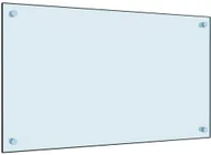 Akcesoria i części AGD - vidaXL Panel ochronny do kuchni, biały, 70x40 cm, szkło hartowane - miniaturka - grafika 1